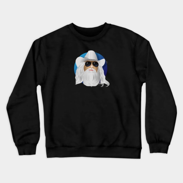 Leon Russell RIP Crewneck Sweatshirt by phleep